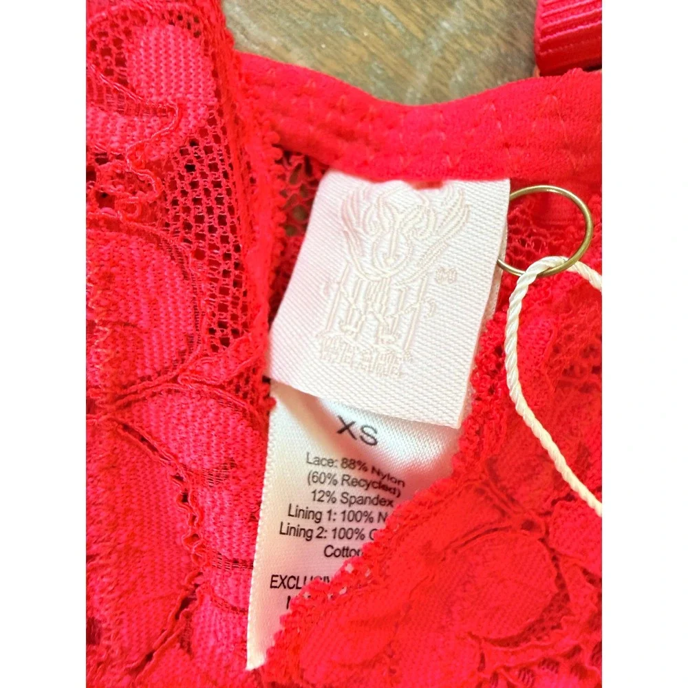 We Are HAH Comin' In Haht Lace Bodysuit Womens Red XS
